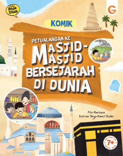 Buku Komik Petualangan Ke Masjid-Masjid Bersejarah di Dunia - Gema Insani 100% Original